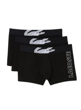 3 Pack Boxers Lacoste Negro Hombre.