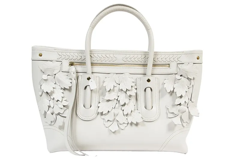 Alexander McQueen Shopping Blanco