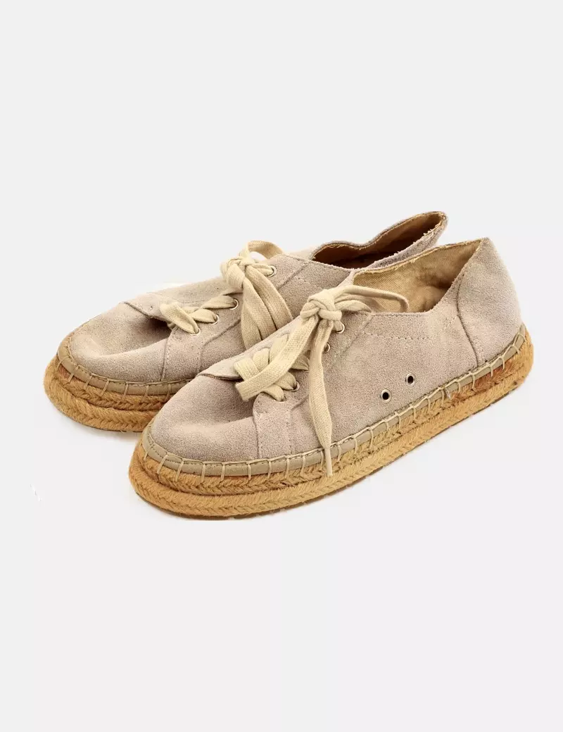 Beige Zara casual espadrilles