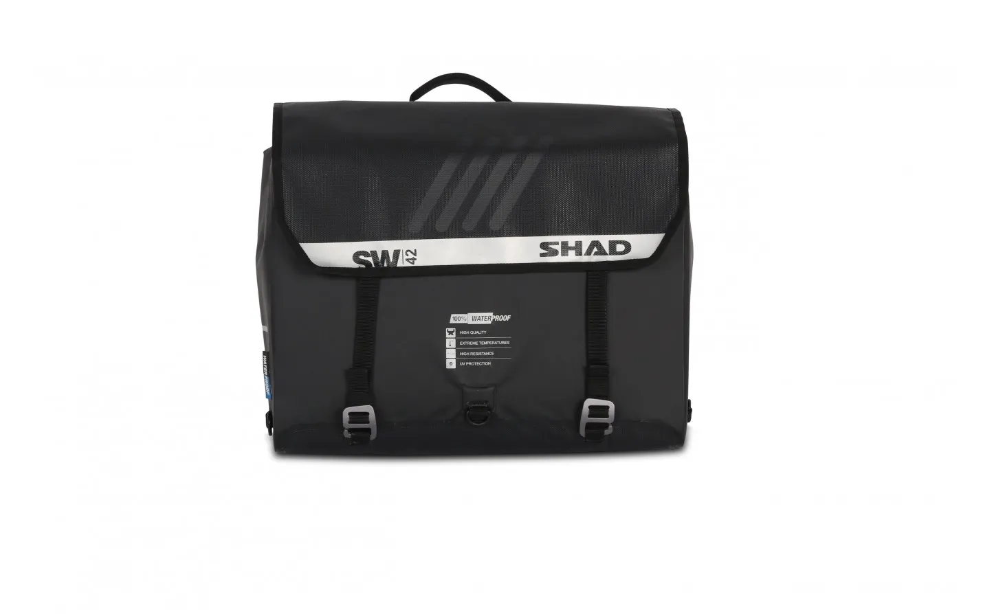 Black Shad SW42 Motorcycle Saddlebags - X0SW42