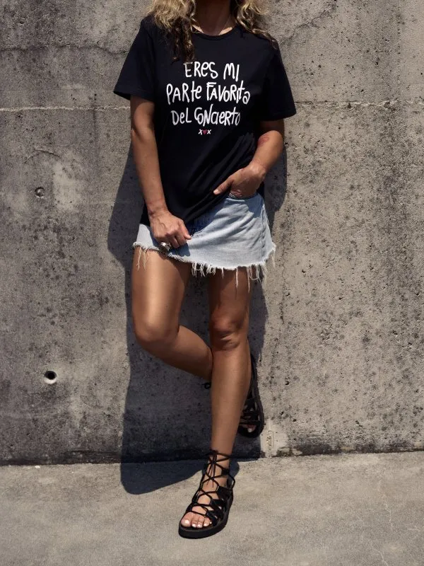 Black Unisex Concert T-Shirt