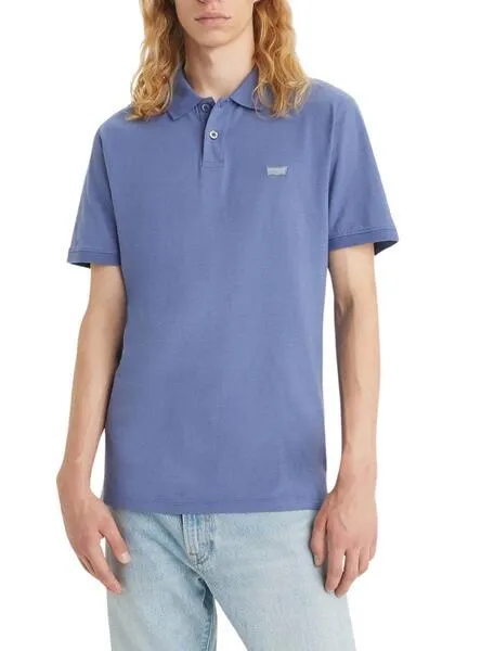 Blue vintage men's Levi's Housemark Polo