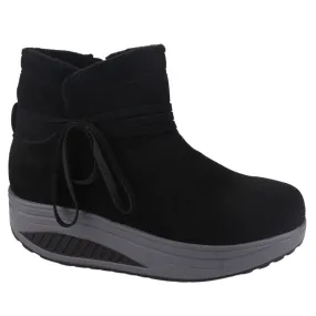 Botin Funway Mujer Tija-37 Negro Casual