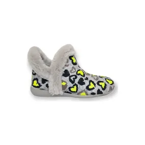 Gray Yellow Sneaker Boot