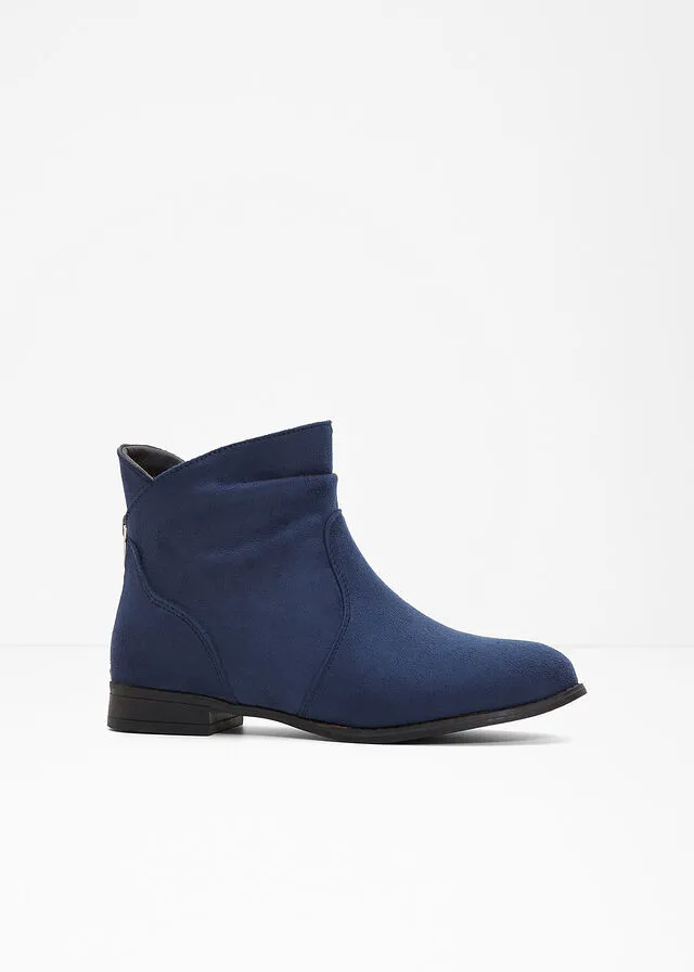 Dark Blue Ankle Boots
