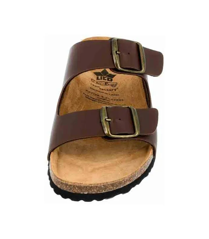 Brown Bioline Sandal by Lico.