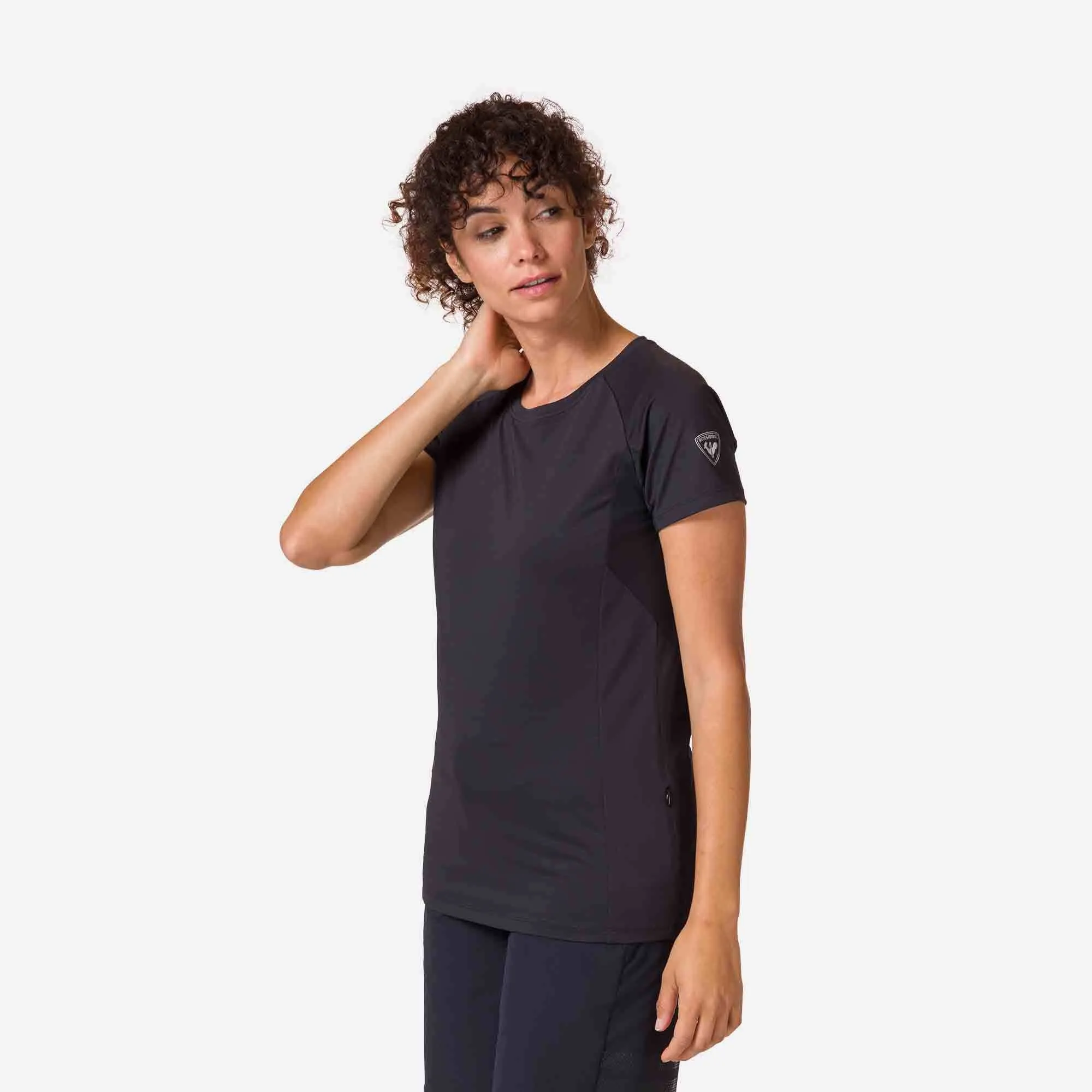 Camiseta de manga corta corte relajado para mujer