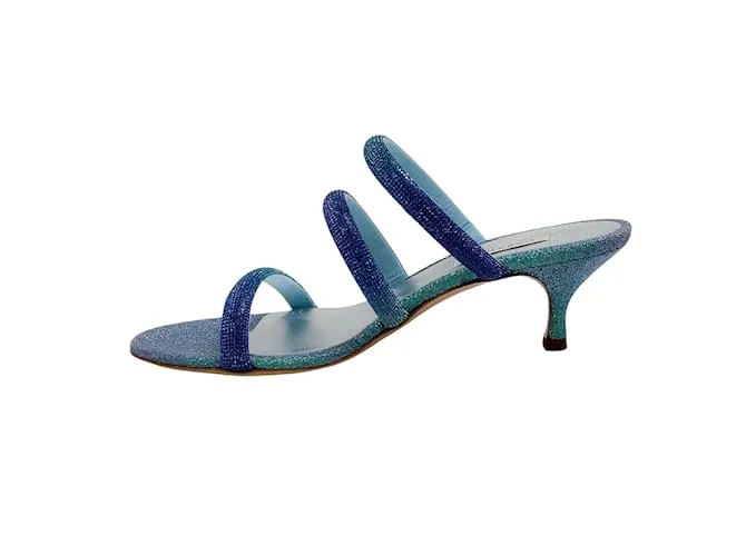 Casadei Sandalias Dazzle Skylight Hollywood Azul 