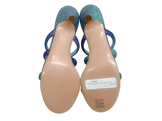 Casadei Sandalias Dazzle Skylight Hollywood Azul 