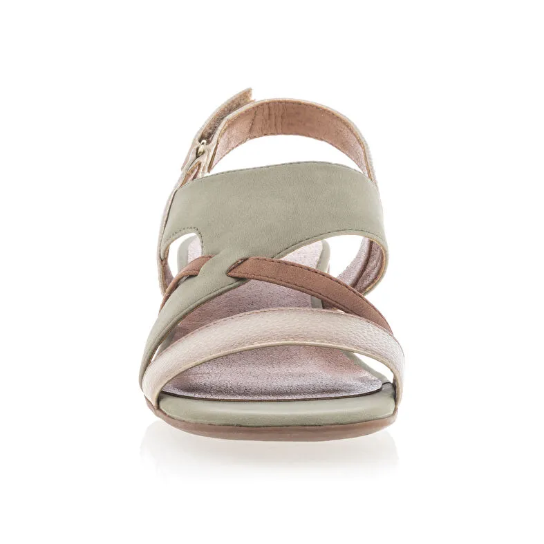 green women's sandals