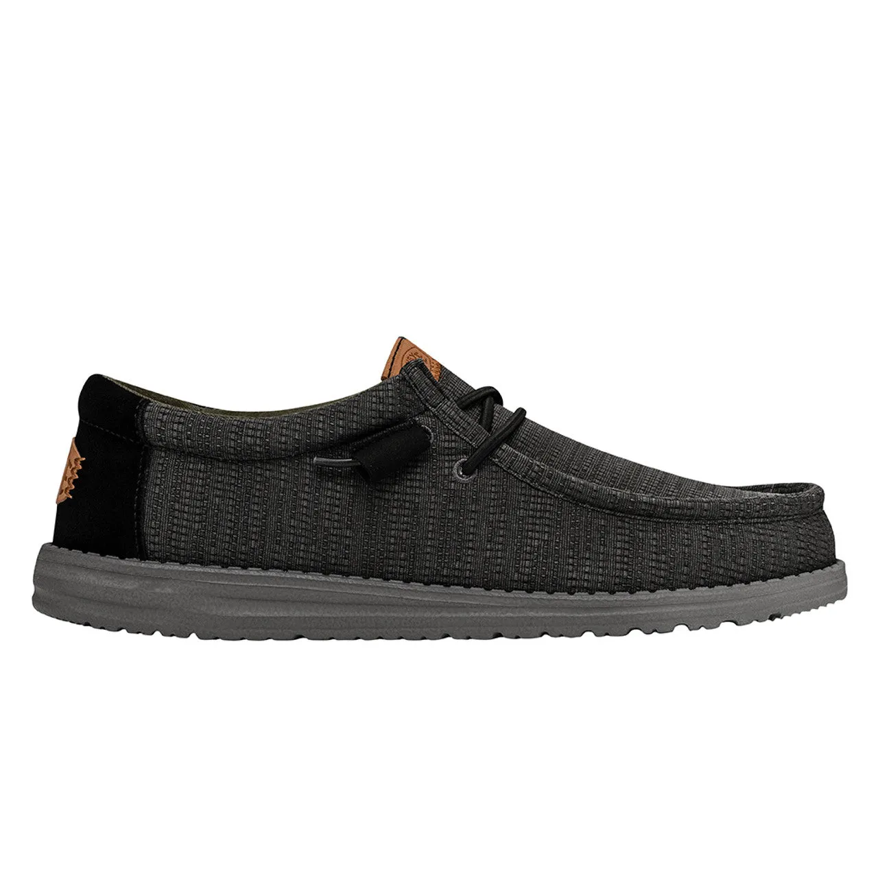 Hey Dude Wally Grid Negro para hombre -