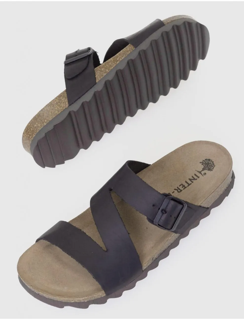 Interbios 9553 Black Sandal