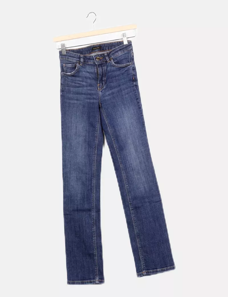 Skinny Denim Trousers by Massimo Dutti