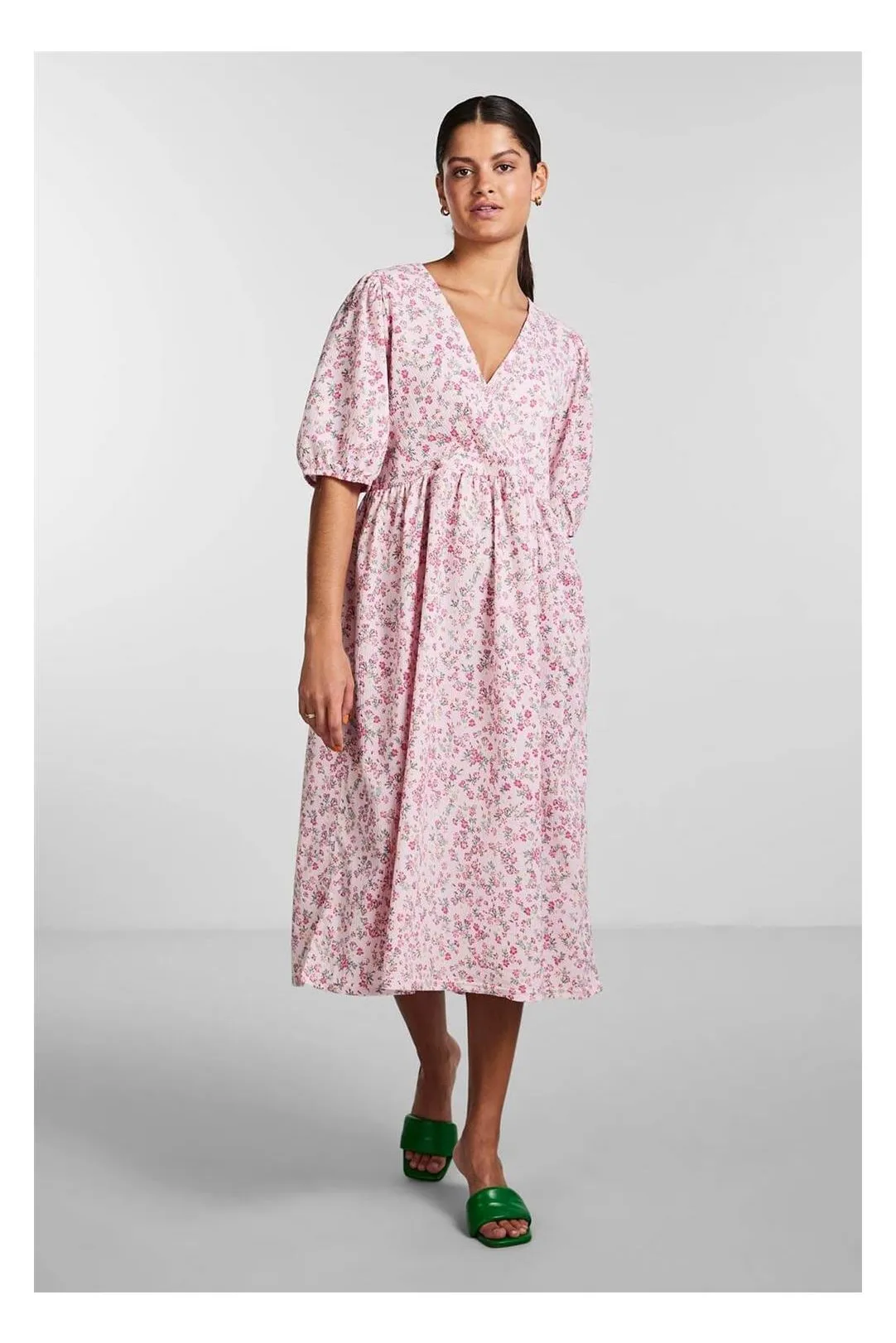 Midi Pink Luna Dress