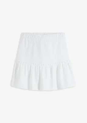 White Mini Skirt