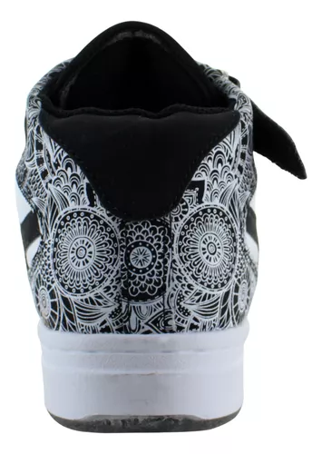 Panam Tenis Bota Moda Casual Sport Skate Mandala Mujer 91455