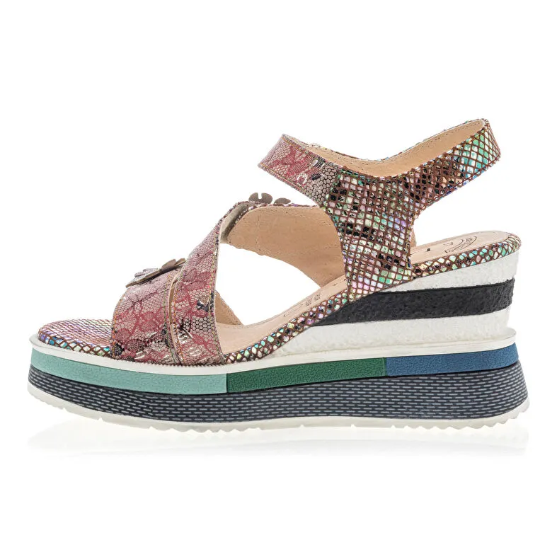 Pink women's sandals