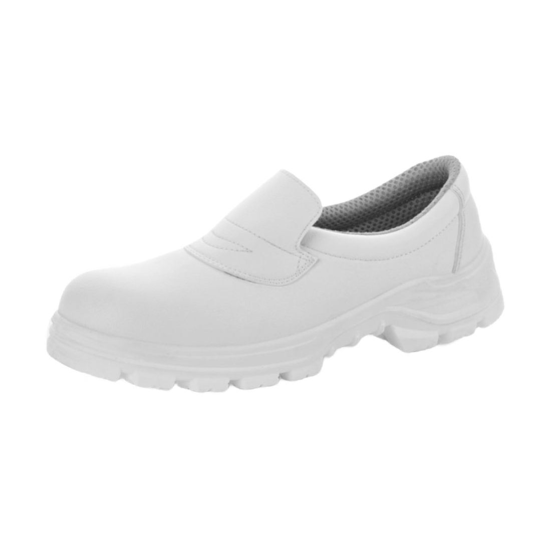 Safety shoes l-7019 talla 36 zapato cerrado cuero de microfibra anti -estatico blanco