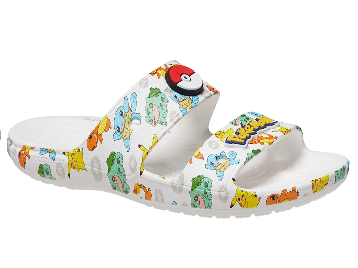 Sandalias Crocs Pokemon Blanco Para Hombre
