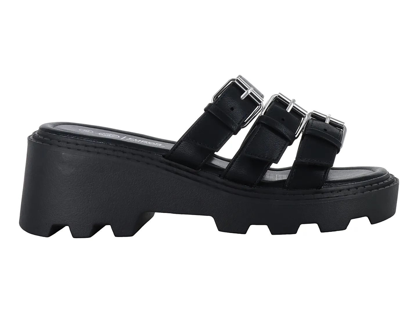Sandalias Furor 24083  Negro Para Mujer