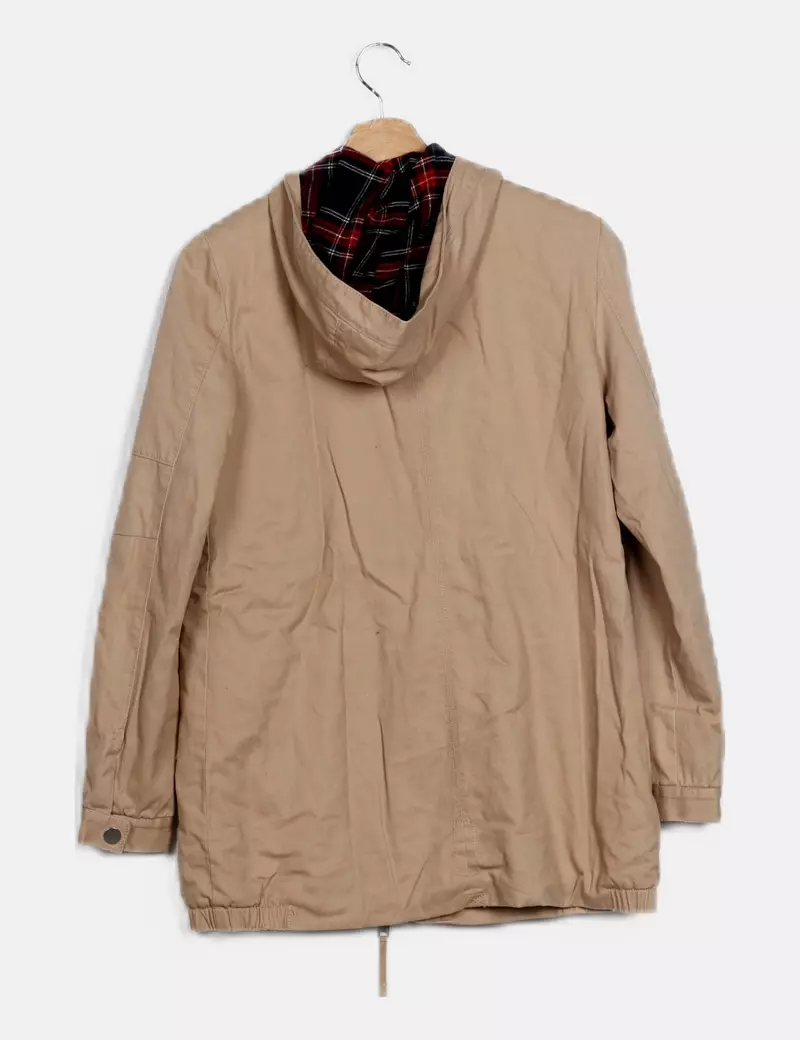 Beige Casual Stradivarius Parka