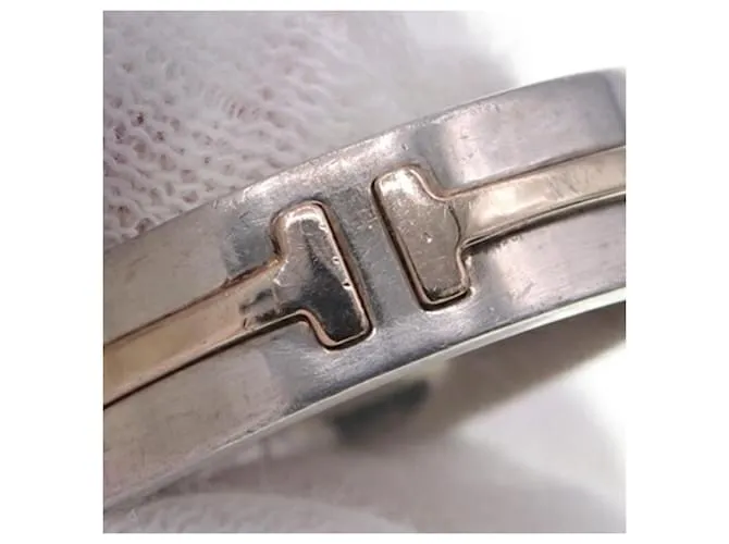 Tiffany & Co Anillo Tiffany en oro rosa y plata esterlina 