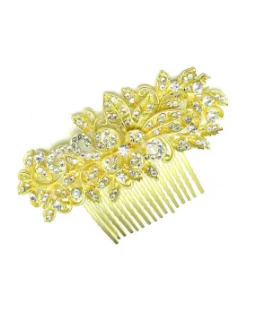 Wedding Hair Accessories Gold Comb Beautiful Decoration