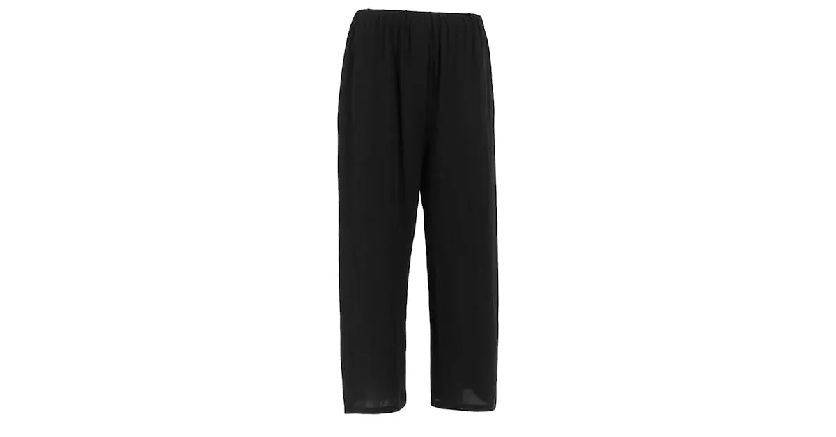 VALENTINO GARAVANI Pantalón T.ÉL 44 poliéster Negro 