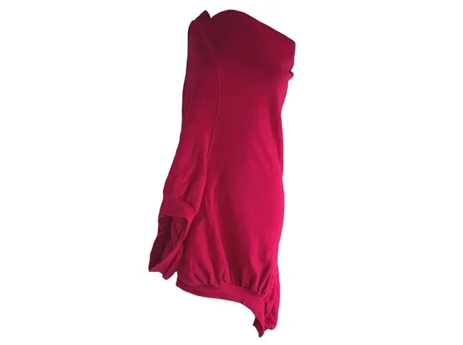 Vestido asimétrico de Junya Watanabe Rosa 