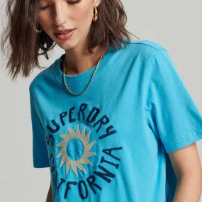 Vintage Cali Cutout Superdry Women's T-Shirt - retro style, comfortable fit