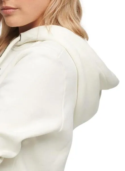 Women's Superdry White Tattoo Sweatshirt.